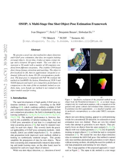 OSOP: A Multi-Stage One Shot Object Pose Estimation Framework