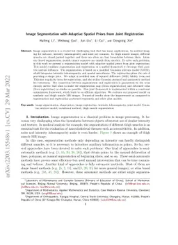 Image Segmentation with Adaptive Spatial Priors from Joint Registration