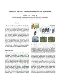 Integrative Few-Shot Learning for Classification and Segmentation