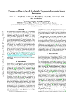 Unsupervised Text-to-Speech Synthesis by Unsupervised Automatic Speech
  Recognition