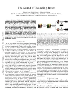 The Sound of Bounding-Boxes