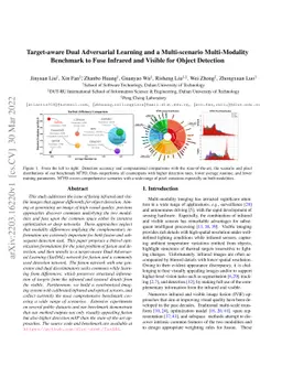 Target-aware Dual Adversarial Learning and a Multi-scenario
  Multi-Modality Benchmark to Fuse Infrared and Visible for Object Detection