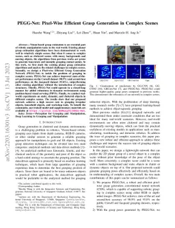PEGG-Net: Pixel-Wise Efficient Grasp Generation in Complex Scenes