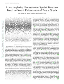 Low-complexity Near-optimum Symbol Detection Based on Neural Enhancement
  of Factor Graphs