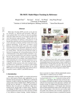 TR-MOT: Multi-Object Tracking by Reference