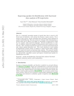 Improving speaker de-identification with functional data analysis of f0
  trajectories