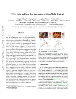ViSTA: Vision and Scene Text Aggregation for Cross-Modal Retrieval