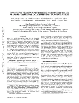 How Does Pre-trained Wav2Vec 2.0 Perform on Domain Shifted ASR? An
  Extensive Benchmark on Air Traffic Control Communications