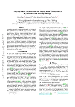 SingAug: Data Augmentation for Singing Voice Synthesis with
  Cycle-consistent Training Strategy