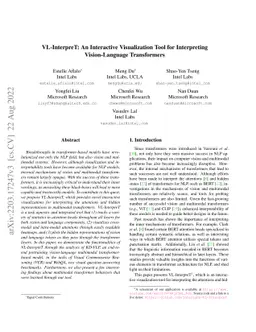 VL-InterpreT: An Interactive Visualization Tool for Interpreting
  Vision-Language Transformers