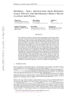 DiffSkill: Skill Abstraction from Differentiable Physics for Deformable
  Object Manipulations with Tools