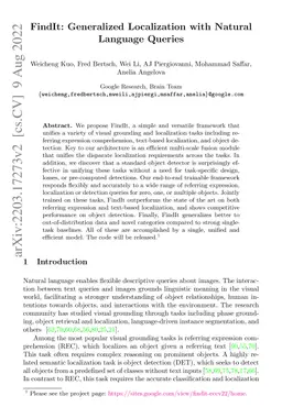 FindIt: Generalized Localization with Natural Language Queries