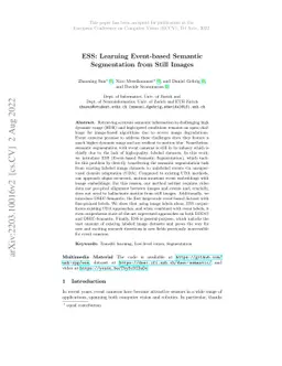 ESS: Learning Event-based Semantic Segmentation from Still Images