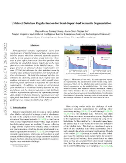 Unbiased Subclass Regularization for Semi-Supervised Semantic
  Segmentation