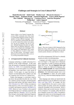 Challenges and Strategies in Cross-Cultural NLP