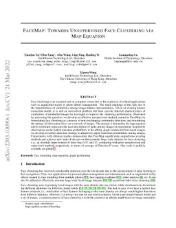 FaceMap: Towards Unsupervised Face Clustering via Map Equation