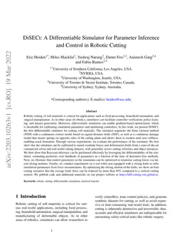 DiSECt: A Differentiable Simulator for Parameter Inference and Control
  in Robotic Cutting