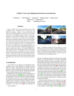 CLRNet: Cross Layer Refinement Network for Lane Detection