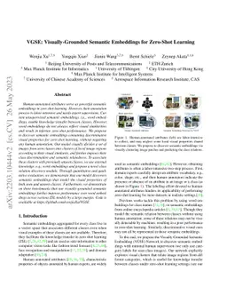 VGSE: Visually-Grounded Semantic Embeddings for Zero-Shot Learning
