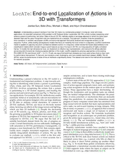 LocATe: End-to-end Localization of Actions in 3D with Transformers