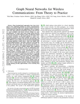 Graph Neural Networks for Wireless Communications: From Theory to
  Practice