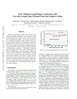 ELIC: Efficient Learned Image Compression with Unevenly Grouped
  Space-Channel Contextual Adaptive Coding