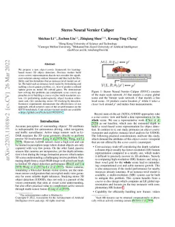 Stereo Neural Vernier Caliper