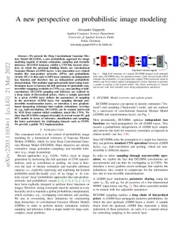 A new perspective on probabilistic image modeling