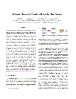 MixFormer: End-to-End Tracking with Iterative Mixed Attention