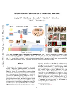 Interpreting Class Conditional GANs with Channel Awareness