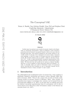 The Conceptual VAE