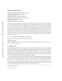 Scale-out Systolic Arrays
