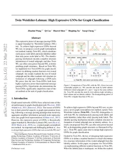 Twin Weisfeiler-Lehman: High Expressive GNNs for Graph Classification