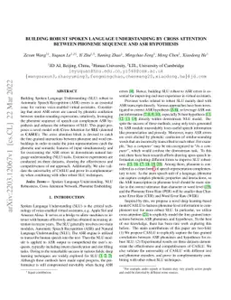 Building Robust Spoken Language Understanding by Cross Attention between
  Phoneme Sequence and ASR Hypothesis