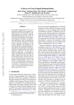 A Survey on Cross-Lingual Summarization