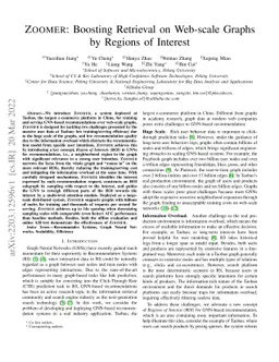 ZOOMER: Boosting Retrieval on Web-scale Graphs by Regions of Interest