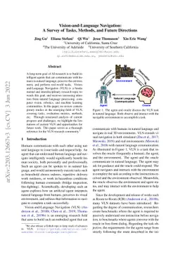 Vision-and-Language Navigation: A Survey of Tasks, Methods, and Future
  Directions