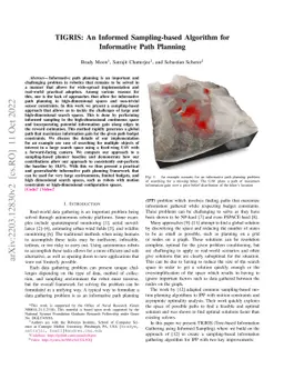 TIGRIS: An Informed Sampling-based Algorithm for Informative Path
  Planning