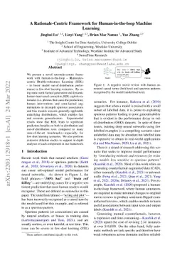 A Rationale-Centric Framework for Human-in-the-loop Machine Learning