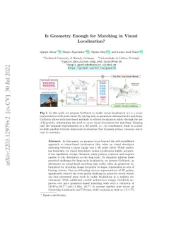 Is Geometry Enough for Matching in Visual Localization?