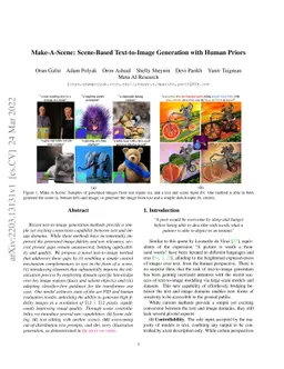 Make-A-Scene: Scene-Based Text-to-Image Generation with Human Priors