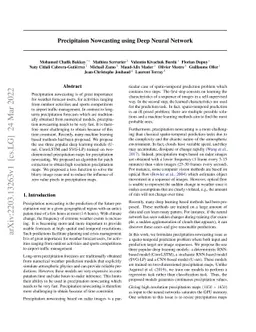 Precipitaion Nowcasting using Deep Neural Network