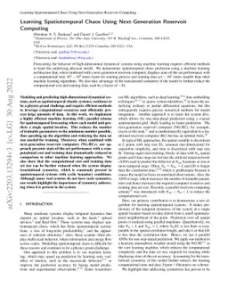 Learning Spatiotemporal Chaos Using Next-Generation Reservoir Computing