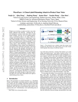 WaveFuzz: A Clean-Label Poisoning Attack to Protect Your Voice
