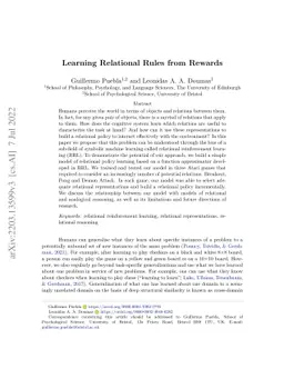 Learning Rules from Rewards