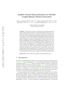 Implicit Neural Representations for Variable Length Human Motion
  Generation