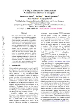 CICERO: A Dataset for Contextualized Commonsense Inference in Dialogues