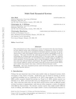 Multi-Task Dynamical Systems