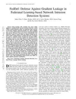 FedDef: Defense Against Gradient Leakage in Federated Learning-based
  Network Intrusion Detection Systems