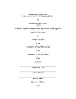 Collaborative Domain Blocking: Using federated NLP To Detect Malicious
  Domains